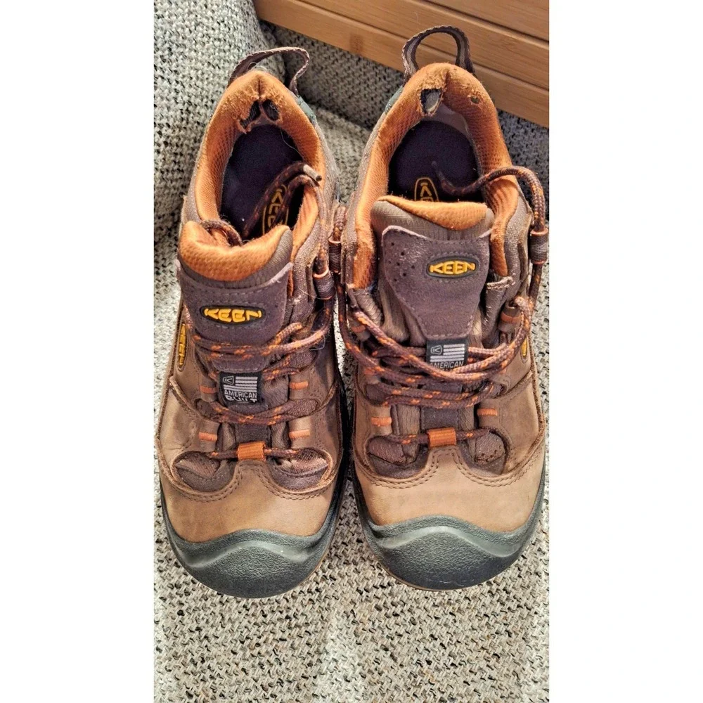 Keen Durand Low Hiking Shoes Boots Waterproof Men's Size 7 Brown Style 1011552